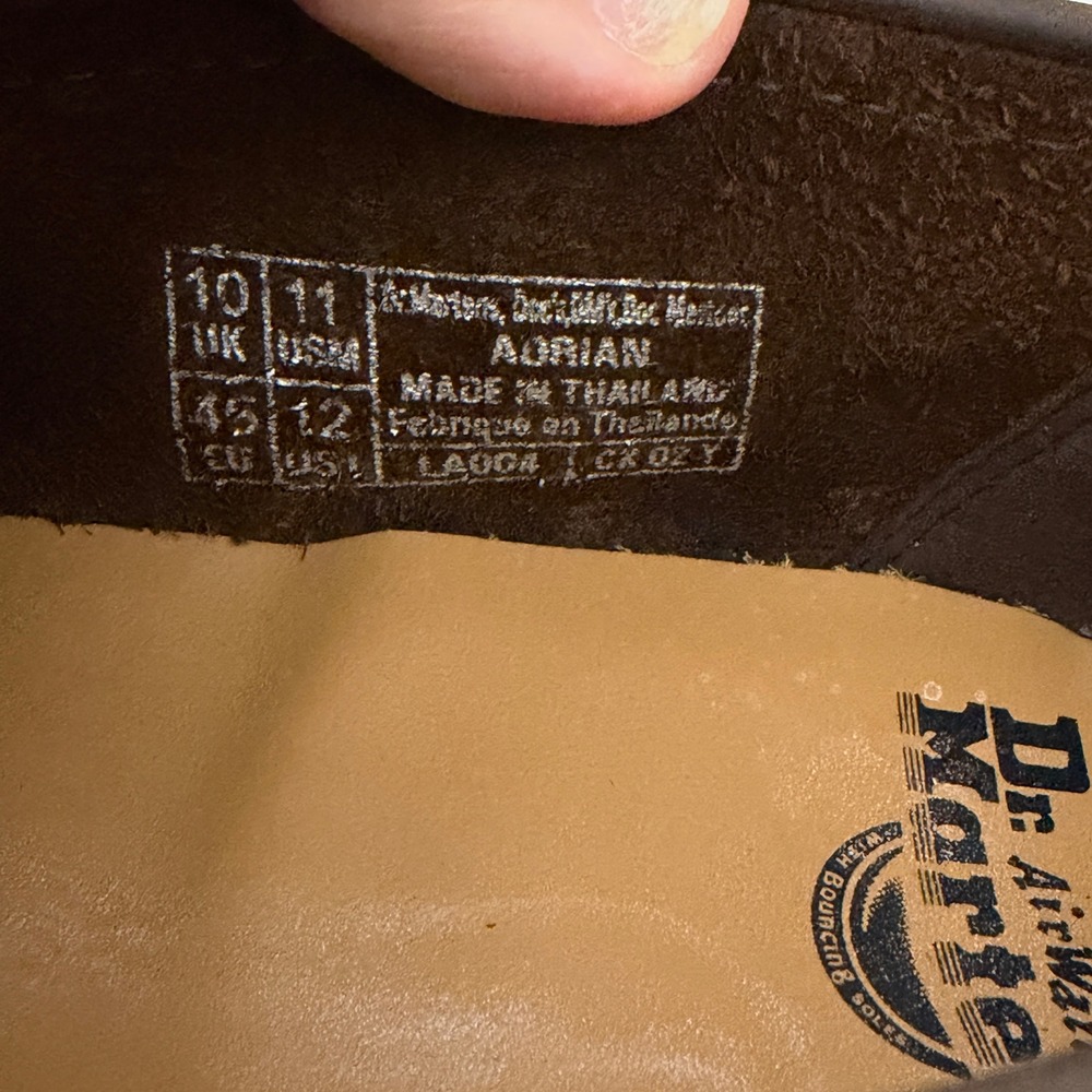 Dr. Martens Adrian Tassel Loafers Mens Size 11 Brown Crazy Horse 24370201 - Picture 8 of 8